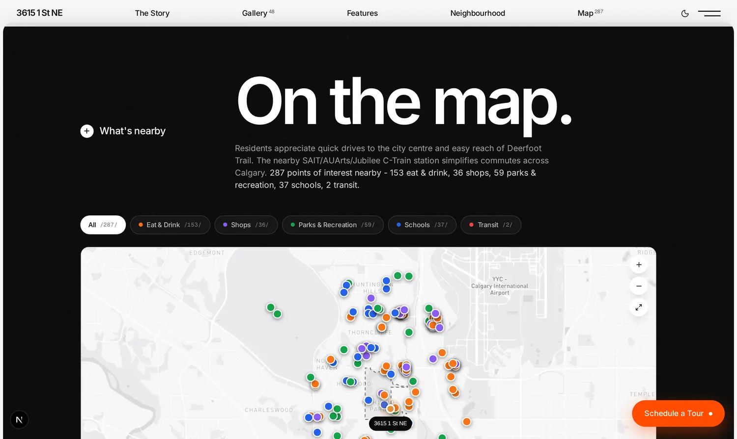 Neighbourhood map